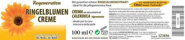 Ringelblumen Creme (100 ml)